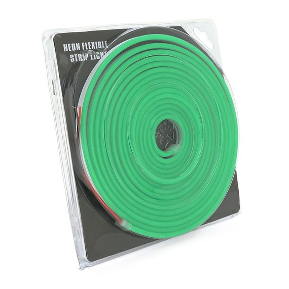 Лента LED в силиконе 3528.12V, 5 метров, IP67, Green | Зображення 1