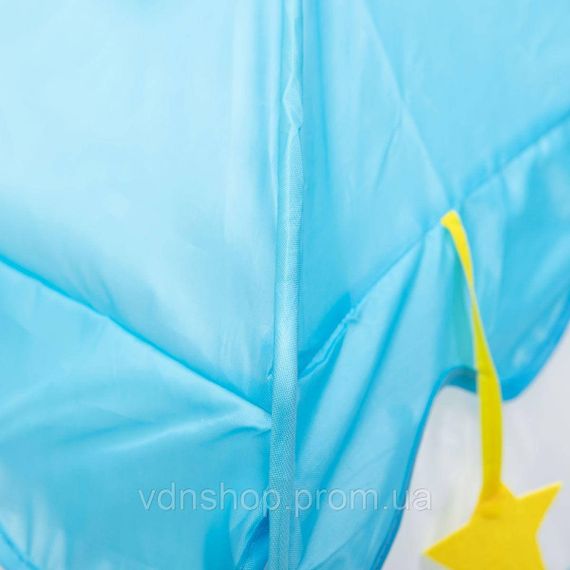 Дитячий ігровий намет будиночок 125×100×120 см намет будиночок для дітей Блакитний HP-S-1NDBL | Зображення 8