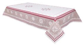 Скатертина гобеленова NORDICA TORTORA Limaso, 137x260, Прямокутна, Новорічний, Без люрексу, 38% бавовна, 37% поліестер, 25% акрил, Гобелен