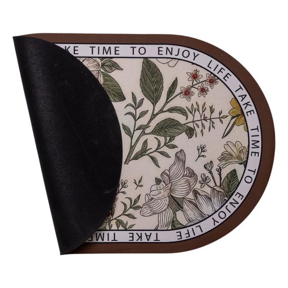 Килимок діатомітовий Floral Oval 58*38 см універсальний овальний HP-42-50 | Зображення 1