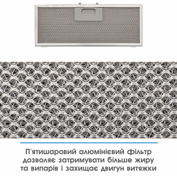 Витяжка Eleyus UNIA 800 LED 52 BL | Зображення 8