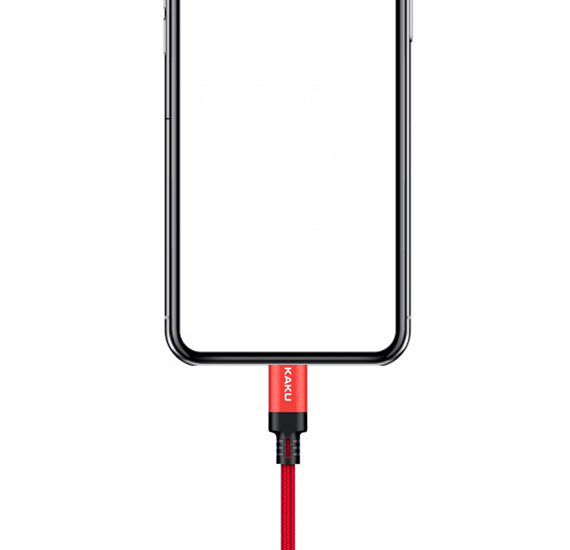 USB кабель Kaku KSC-331 USB - Lightning 3m - Red | Зображення 1