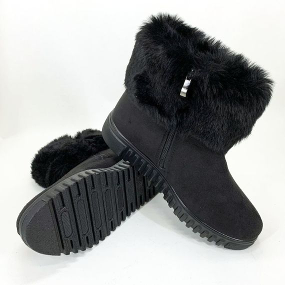 Жіночі зимові черевики на підошві, Калоші жіночі утеплені ева бурки бабуші SQ-40 | Зображення 4