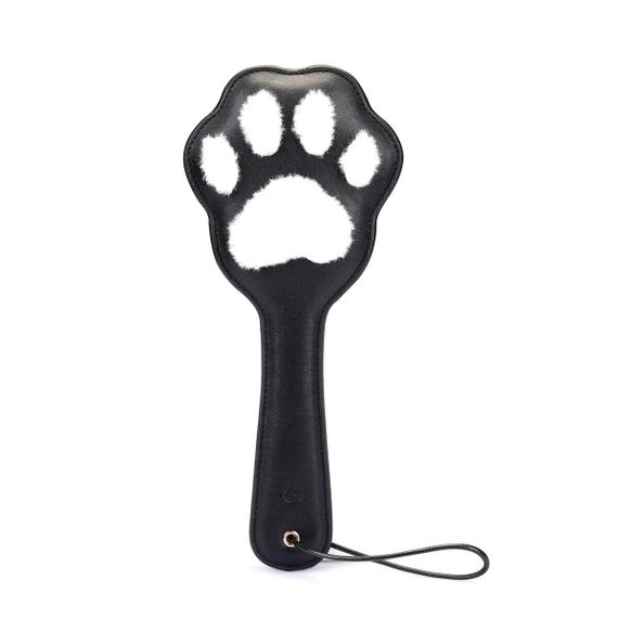 Паддл в виде кошачьей лапки Liebe Seele Round Paddle Black/White Sex Aura