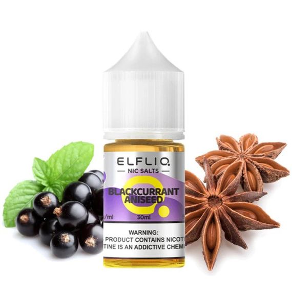 Жидкость ELFLIQ 30 мл 5%. Черная Смородина Анис (Blackcurrant Aniseed)