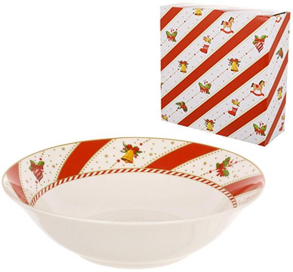 Салатники порцелянові овальні "Candyland" 1200мл, набір 2 салатника | Зображення 1