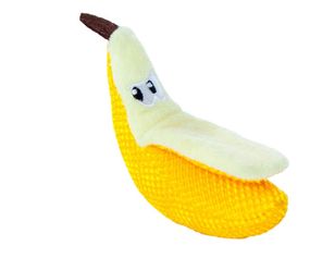 Іграшка для котів OutwardHound Petstages Dental Banana жовта, 12 см