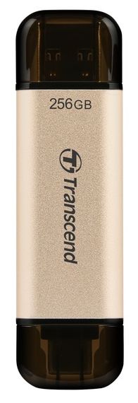 Flash Drive Transcend JetFlash 930C 256GB USB 3.2/Type-C Gold-Black (TS256GJF930C)
