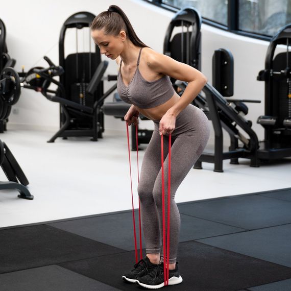Резинка для фітнесу Gymtek 7-16кг червона | Зображення 3