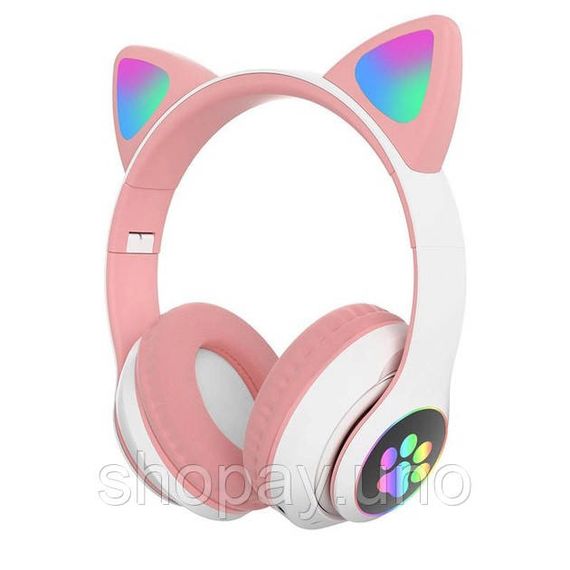 Bluetooth вільні блютуз навушники для дітей Cat VZV 23M, Навушники з вушками Дитячі cat SZ-55 | Зображення 4