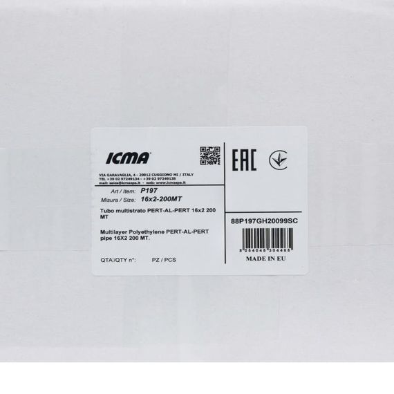 Труба PE-AL-PERT Icma 16х2 мм, 200 м NoP197 | Зображення 6
