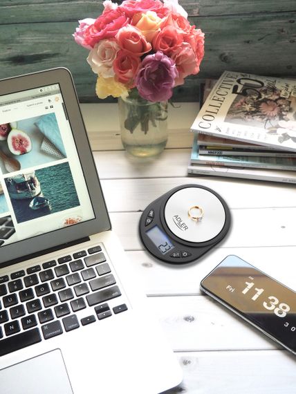 Ваги ювелірні електронні Adler AD 3162 до 750 г точність 0,1 г | Зображення 5