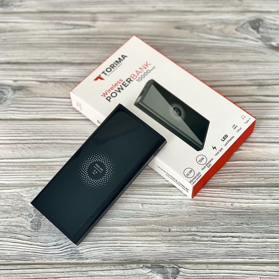 Зовнішній акумулятор з бездротовим заряджанням Qi Torima TRM W1010 10000 mAh (47188-1010_418) | Зображення 3