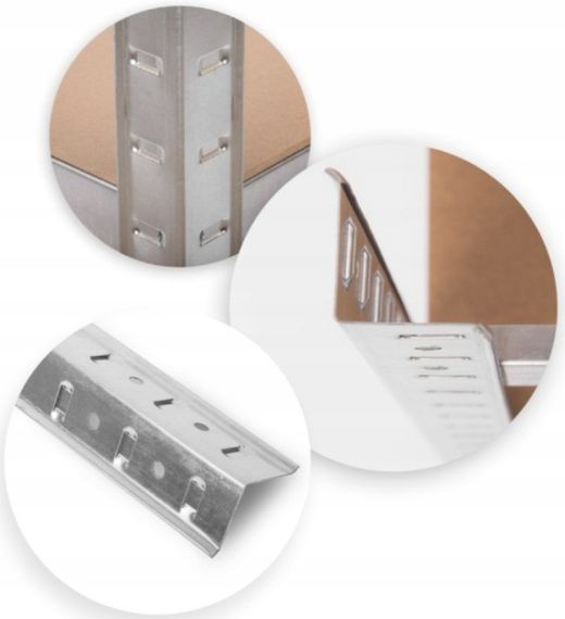 Стелаж металевий для кладовки комори підвалу 6 полиць 220х110х50 Bonro G2211 | Зображення 6