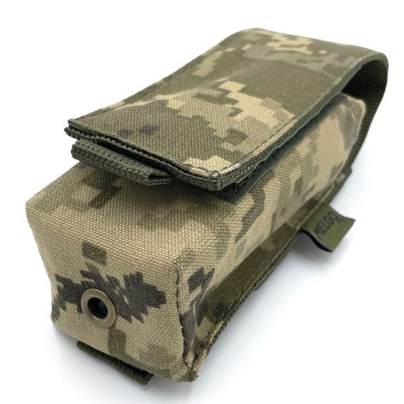 Подсумок под турникет закрытый IRR Cordura 500 D Пиксель MM-14 (olive) Molle | Зображення 2