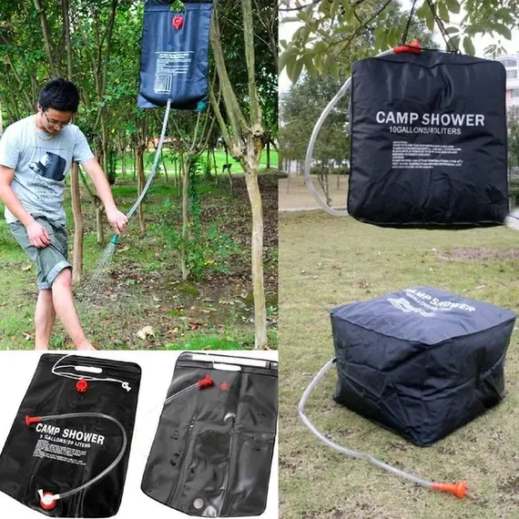 Похідний переносний душ для кемпінгу, туристів, дачників Camp Shower 40л | Зображення 3
