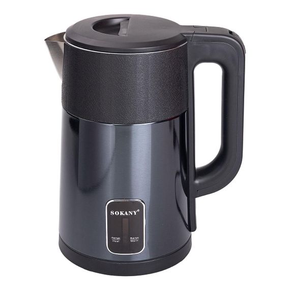 Электрочайник с автоматическим отключением 2.5 л Sokany дисковый бытовой 1500 Вт SK-09017G | Зображення 1