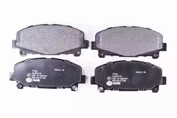 Колодки передні гальмівні Honda Accord VIII 08- (akebono), HELLA PAGID (8DB355013881) | Зображення 2