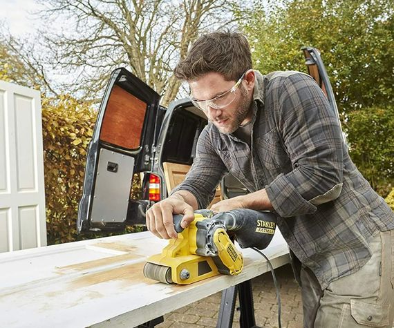 Шліфмашина стрічкова мережева Stanley Fatmax FMEW204K | Зображення 3