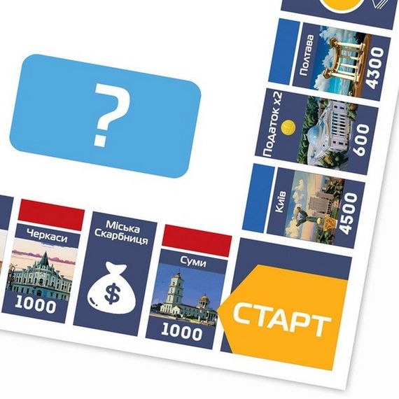 Настольная игра "Монополия Украины" PLR-0044 на украинском языке | Зображення 1