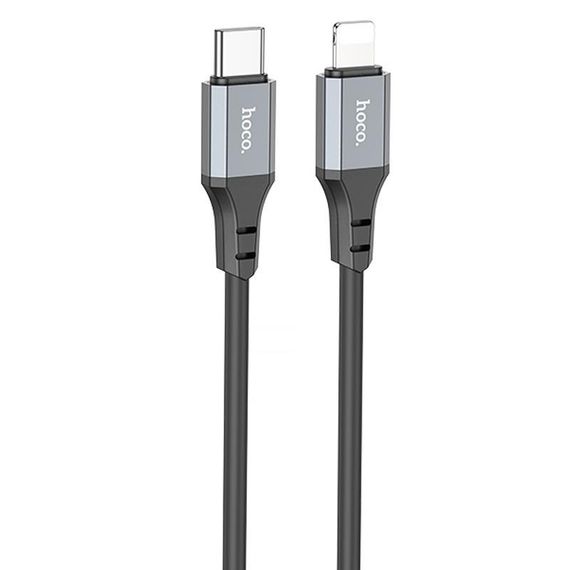 Дата кабель Hoco X86 Spear Type-C to Lightning 20W (1m) Black