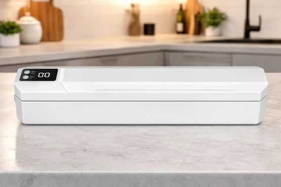Вакуумний пакувальник пакетів Vacuum Sealer / Автоматичний побутовий вакууматор з пакетами, вакуумайзер для пакування та