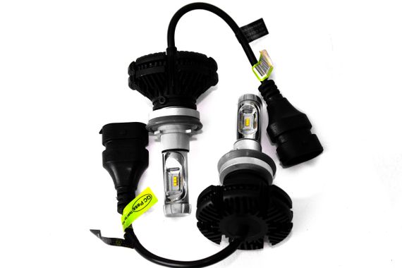 Комплект світлодіодних ламп AllLight X3 H11 50W 6000K 6000lm з радіатором та світлофільтрами (3000K/8000K) 12-24V | Зображення 1