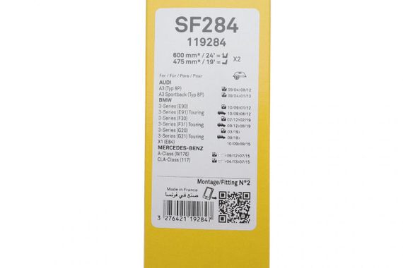 Щетки стеклоочистителя 600 475mm BMW 3 F30 F35 F80 Mercedes Benz A-class W176 04- 119284 | Зображення 2
