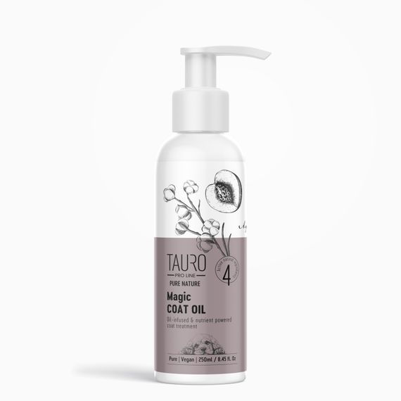 Масло для ухода за шерстью собак и котов Tauro Pro Line Pure Nature Magic Coat Oil 250 мл