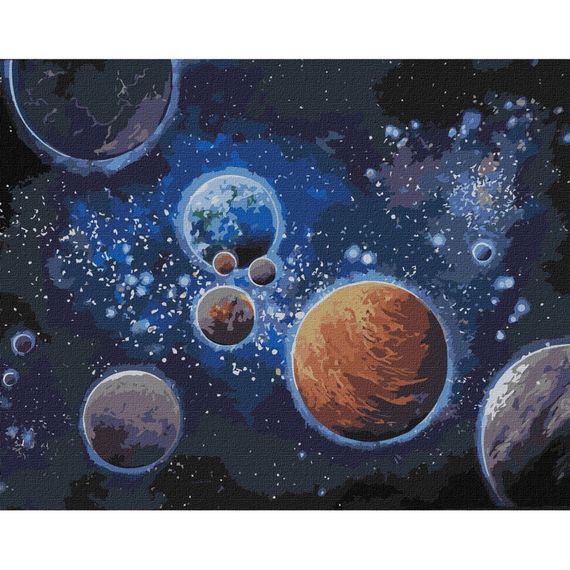 Картина по номерам "Тайны миров" ©Светлана Теренчук KHO9551 40х50 см Идейка