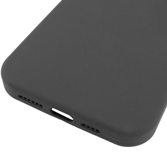 Чохол Silicone Case (AA) Logo with MagSafe для Apple iPhone 14 (6.1") Сірий / Dark Gray | Зображення 4