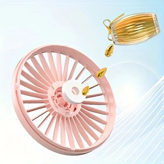 Переносний домашній мінівентилятор з USB-зарядкою, складаний на 90°, цифровий дисплей | Зображення 2