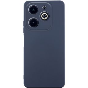 Чохол TPU GETMAN Liquid Silk Full Camera для Infinix Hot 40i Синій / Midnight Blue