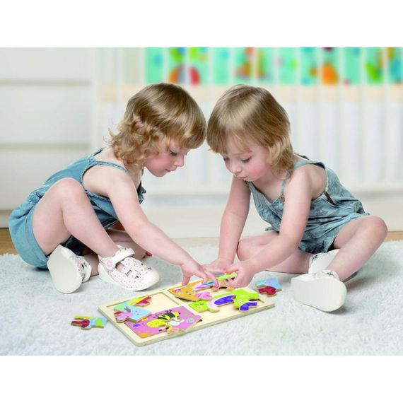 Пазл Viga Toys Комахи 4-в-1 (50189) | Зображення 2