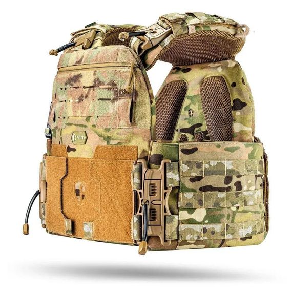 Комплект тактичного жилета М7 PRO GEN.2 15×30 та захисні пакети 2 рівня + 7 підсумків Мультикам | Зображення 6