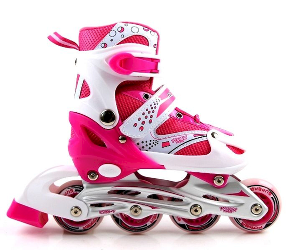 Комплект роликовые коньки раздвижные Scale Sports с шлемом и защитой S (31-34) | Зображення 3