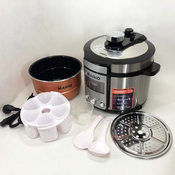 Мультиварка-скороварка MAGIO MG-429, скороварка пароварка мультиварка, електро скороварка | Зображення 7