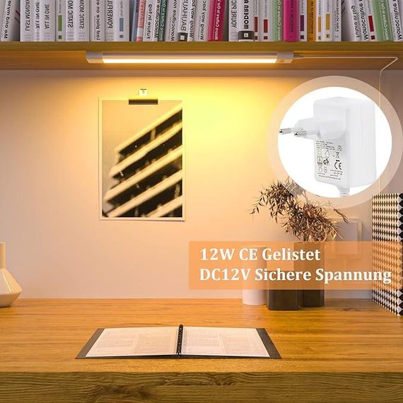 Світлодіодний світильник для кухні під кухонною шафою, світлодіодне освітлення шафи з регульованою яскравістю і | Зображення 4