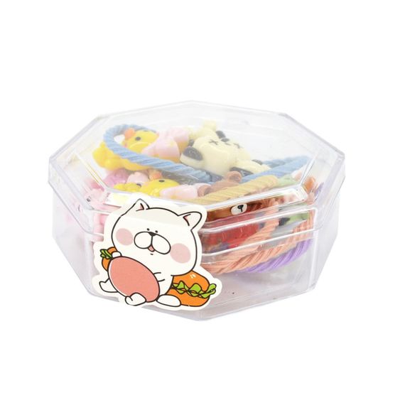 Дитячі резинки для волосся "Веселі тваринки" 0108-308 в коробочці міні | Зображення 2