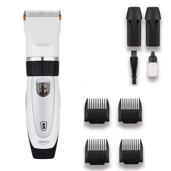Машинка для стрижки тварин Camry CR 2848, 35 Вт, 2 акумулятори, USB, 4 насадки | Зображення 1