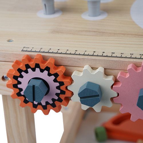 Дитяча майстерня з дерев'яними інструментами 3в1 KRUZZEL 26546 | Зображення 6