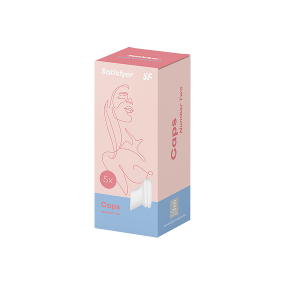 змінна насадка на вакуумний стимулятор Satisfyer Number Two Climax Tips, Білий | Зображення 4