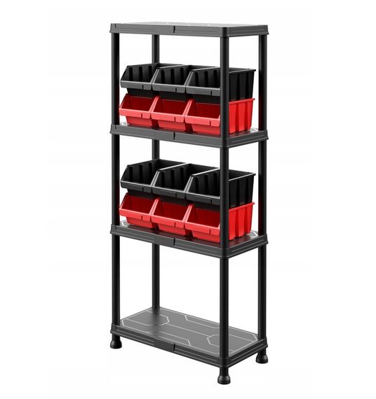 Стелаж для майстерні, 600x300x1340, REGULAR Shelving System SET2, Z262602PG001, QBRICK