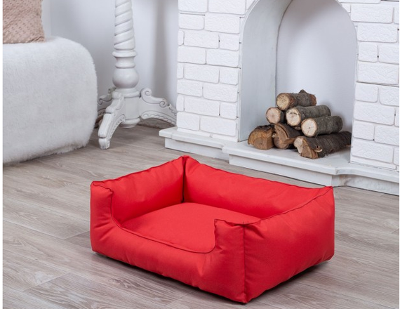 Лежанка для собаки і кота, колір червоний XL-120*80 | Зображення 1