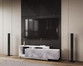 Стенка в гостинную Doros U2 160х38х48 см Белый/Бетон (DRS-011412)