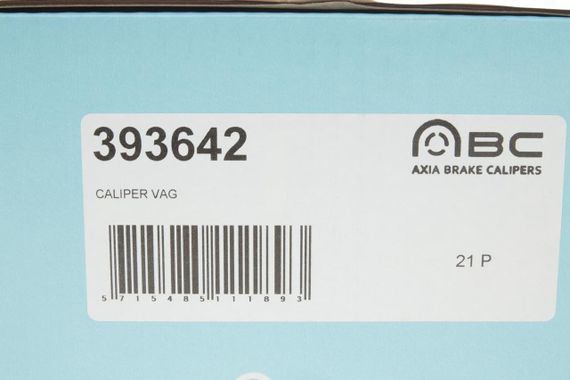 Суппорт тормозной задний  L VW Passat B6 05-10 d=38mm  Trw  393642 | Зображення 4