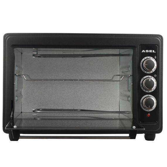 Электродуховка настольная с грилем ASEL AF33-23 1300 Вт 33 Л, Электро YU-177 духовки настольные | Зображення 1