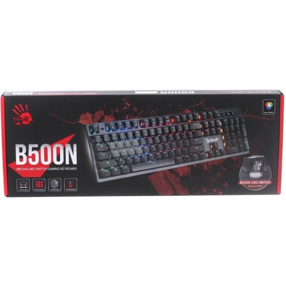 Клавіатура A4Tech Bloody B500N Grey | Зображення 4