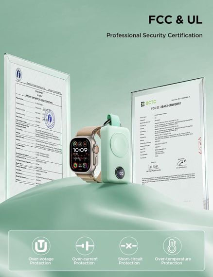 Портативное зарядное устройство JOYROOM для Apple Watch, быстрое зарядное устройство на 2000 мАч | Зображення 2