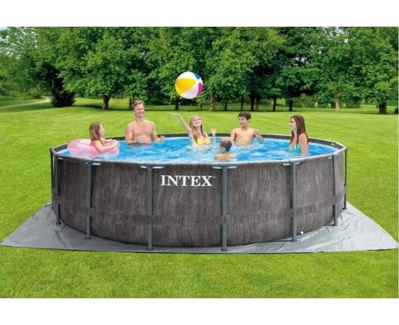 Каркасний басейн Intex 26742, 457 x 122 см (3 785 л/год, сходи, тент, підстилка) | Зображення 3